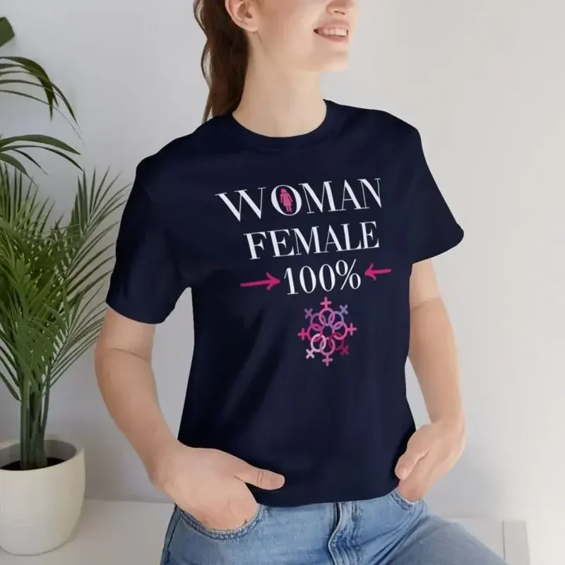 Woman Female 100 T shirt Iconic Venus Symbol Trendy Slogan For Females Perfect All The Ladies