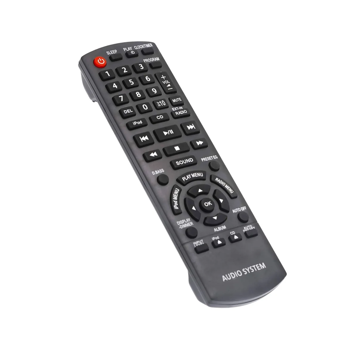 Reemplazo de Control remoto para sistema estéreo compacto Panasonic