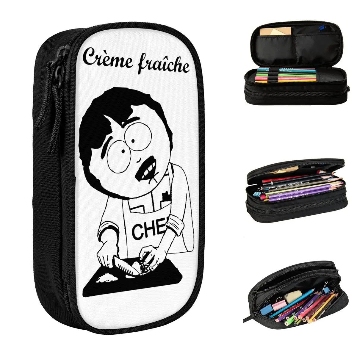 Southspark-Trousse à Crayons pour Étudiant, Grand Rangement de Fournitures Scolaires, Porte-Stylo, Trousse Cosmétique