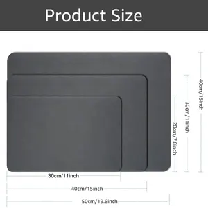 1 adet mat, sofra takımı, süper emici kahve tabağı-büyük bir mutfak, emici bir ped, çabuk kuruyan ped, drenaj, gri, mavi Halının yemek masasına ilk 10 satışı - №6