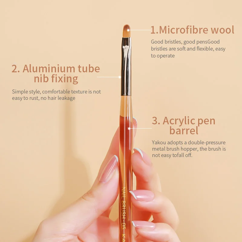 3D Nail art Pinsel Stift Maniküre Pinsel Nagel Liefert Zubehör Malerei Stift Professionelle Acryl Gel Nail art Werkzeuge Pinsel