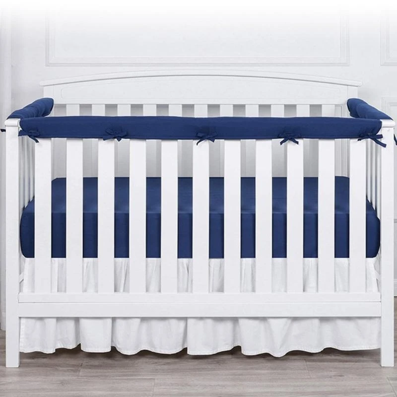 J15U 3 قطعة لينة سرير بيبي حاجز الحشوات مجموعة سلامة الطفل الوفير سرير الطفل حواف الحرس لينة التفاف عالية مرونة الإسفنج الحديثة #5
