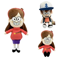 Disney Gravity Falls Plush Toy Dipper and Mabel Cartoon Figure Soft Stuffed Home Decor Game Pillow Dolls For Kids Birthday Chris