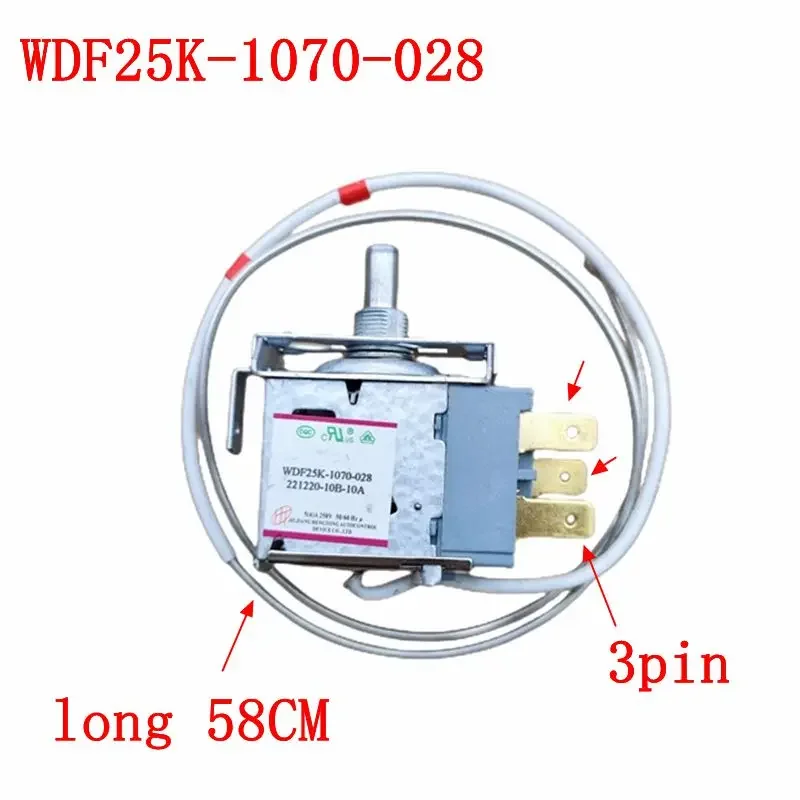 Thermostat for refrigerator Temperature Controller switch WDF25K-1070-028 3pin Parts