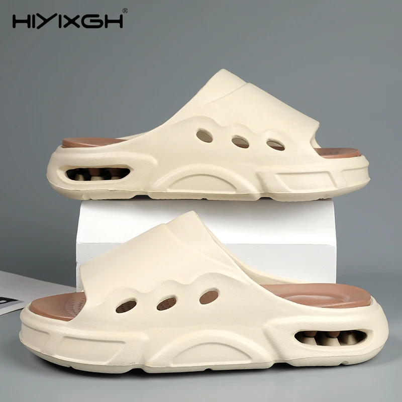 

Летние мужские тапочки, уличные сандалии, пляжные удобные мягкие шлепанцы, домашняя мужская повседневная обувь, мужские домашние тапочки, уличные сандалии