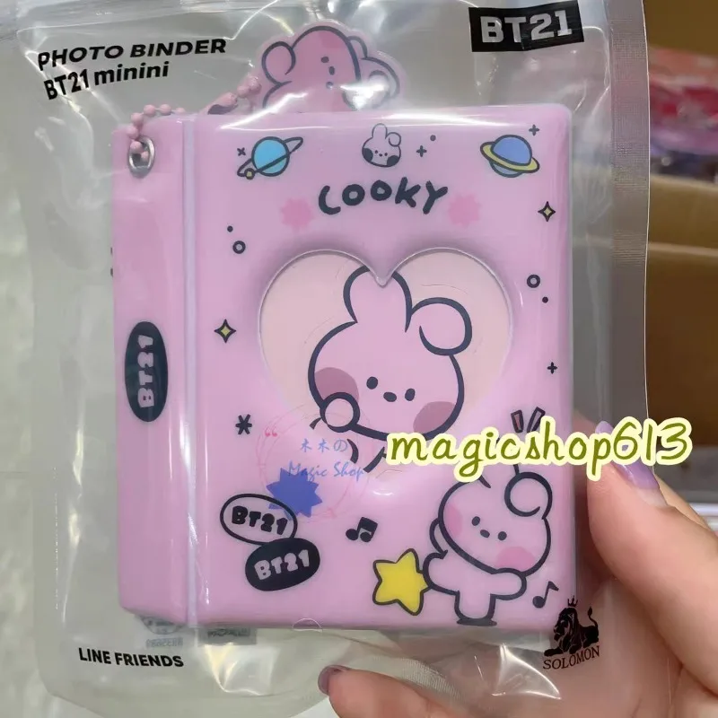 

BT21 a popular Korean boy group, miniini 3-inch card storage photo album featuring idol merchandise as a birthday gift 2026