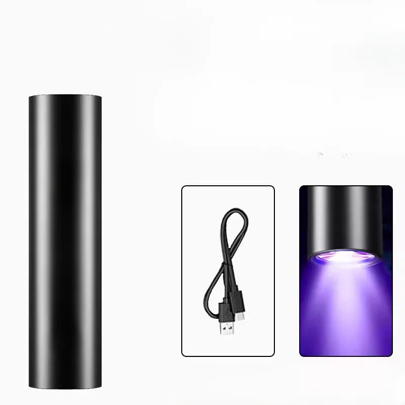 365nm UV Black Light Flashlight for Pet Skin Health Checks Urine Spot Detection and Multi Function Verification
