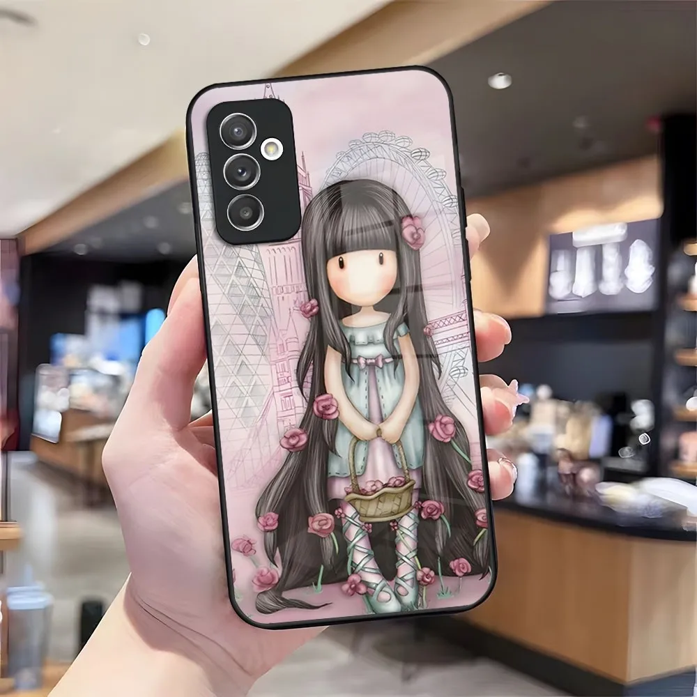 Gorjusses cute doll Santoroes Phone Case for Samsung S24 Ultra S23 S22 S20 Fe S21 Plus Galaxy A54 A34 A24 A53 M54 Note 20 Cover