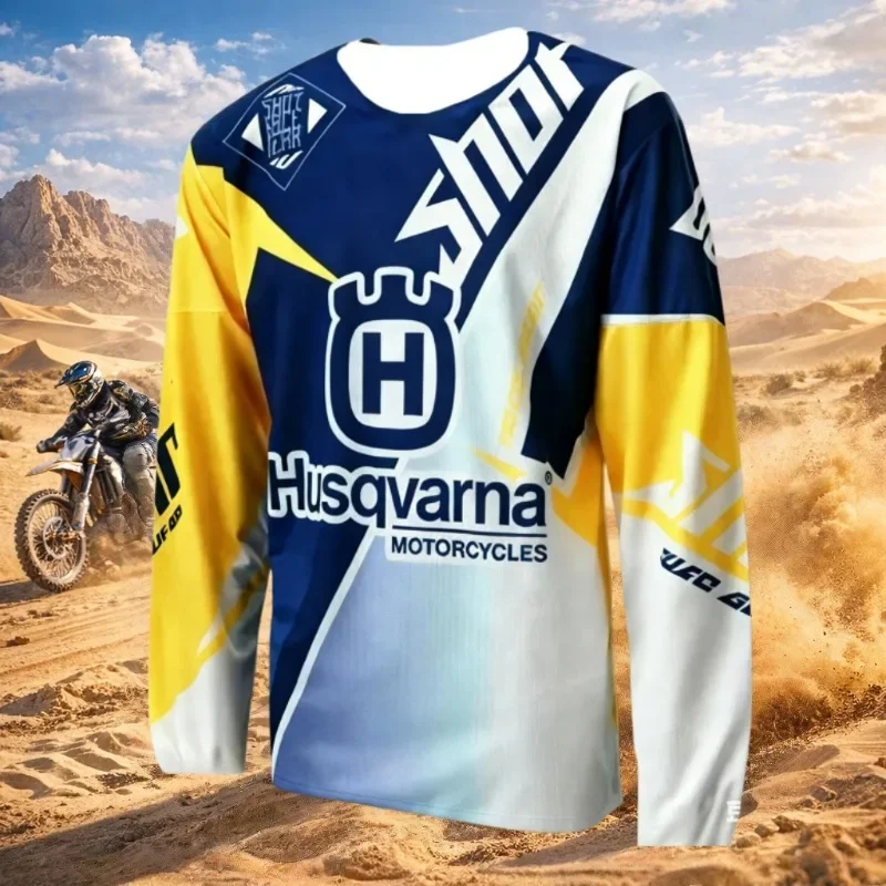 Men's Sports T-shirt Men Enduro Racing Long Sleeve Jersey Mountain Bike Offroad Motorbike Riding Top Training Tee Women's Tee