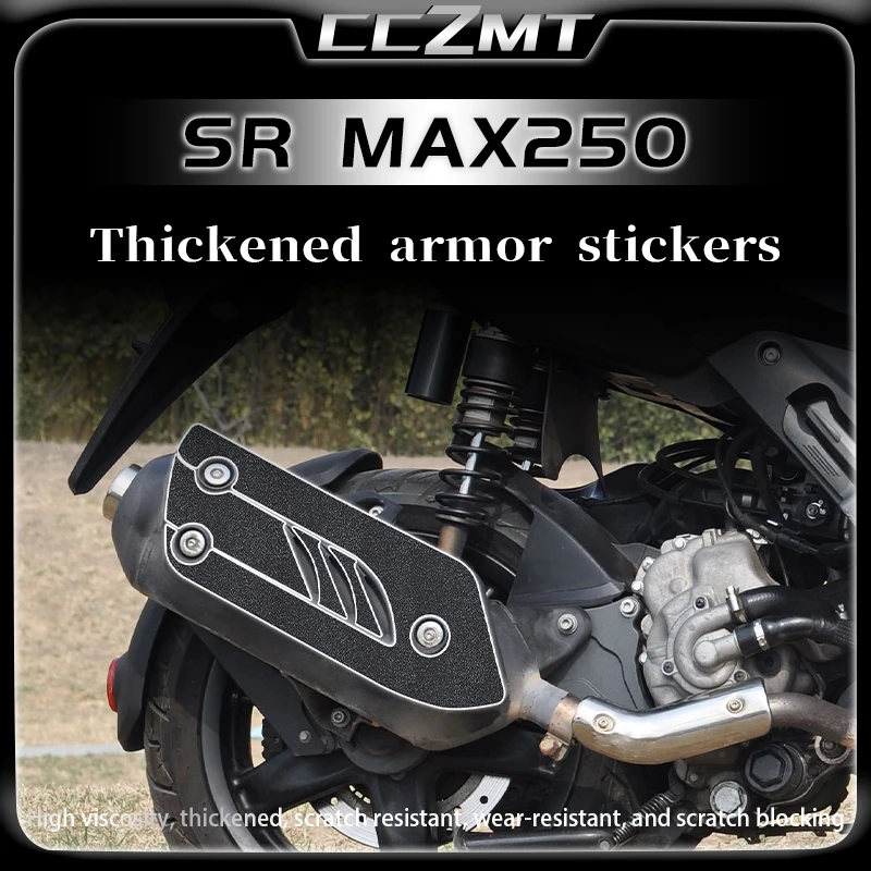 For Aprilia SRMAX250 modification stickers thickened body armor stickers protective sticker accessories