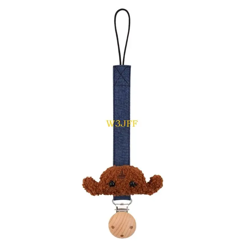 W3JF Baby Pacifier Holder Chain Belt Fashion Beathing Toy Lanyard Clip