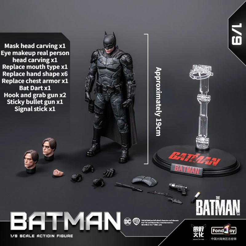 Authentic Spot Pan Le 1 \ 9 Genuine Authorized New Batman Movable Figurine Model Toy Gift Movie Anime Collection Multiverse