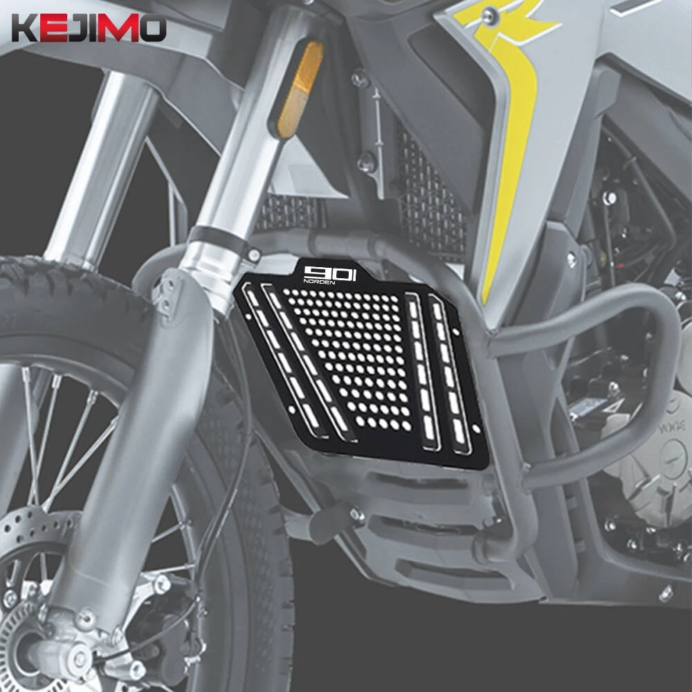 Norden901 Aluminum Motorcycle Radiator Grille Guard Grill Protective Cover For Husqvarna 901 Norden 901 2022 2023 2024 2025 2026