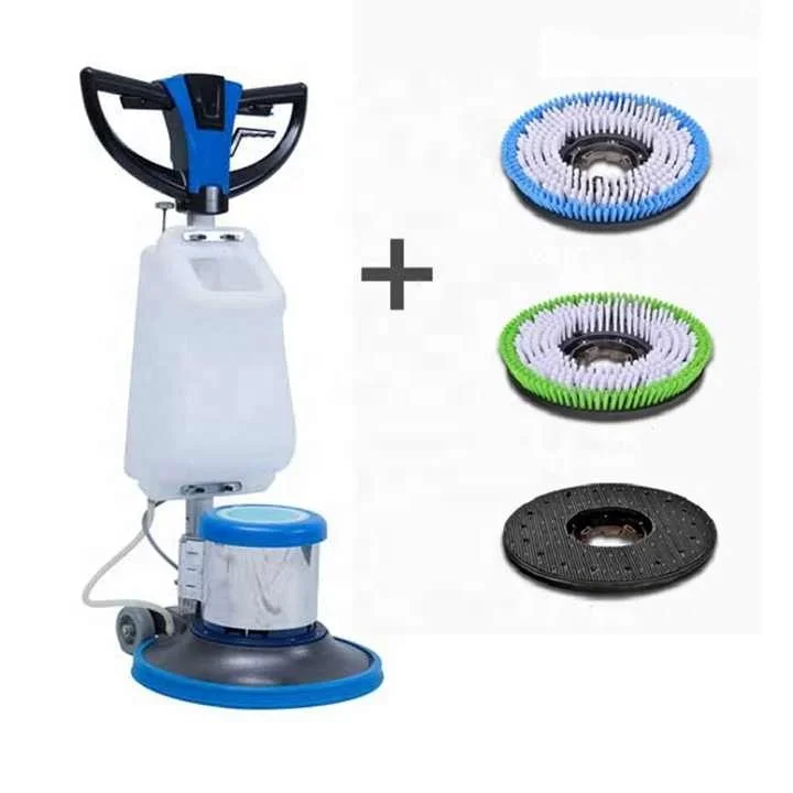 

17 inch single brush manual hand push washing machine hotel carpet cleaning machine factory commercial floor scrubbing machine