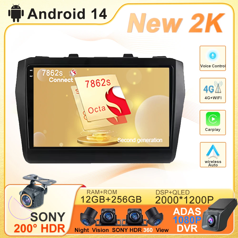 

Android 14 Car Dvd For Suzuki Swift 2016 -2021 Multimedia Player High-performance Auto Radio Stereo Head Unit Touch Screen DVD