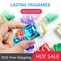 10/30/50pcs Laundry Beads Household Cleaning Laundry Detergent Portable Stains Film Laundry Gel Capsules Travel