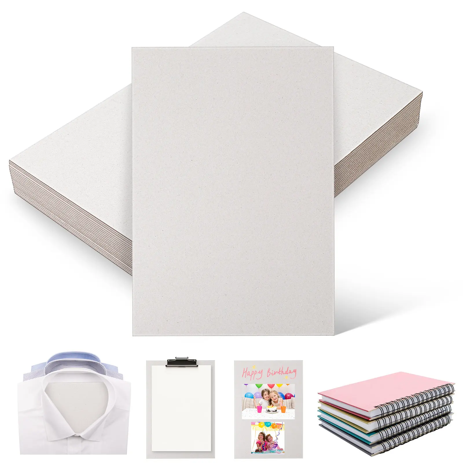 20-sheets-crafts-cardboard-paper-bookbinding-supplies-binders-thick-chipboard-heavy-duty-scrapbook-material-for