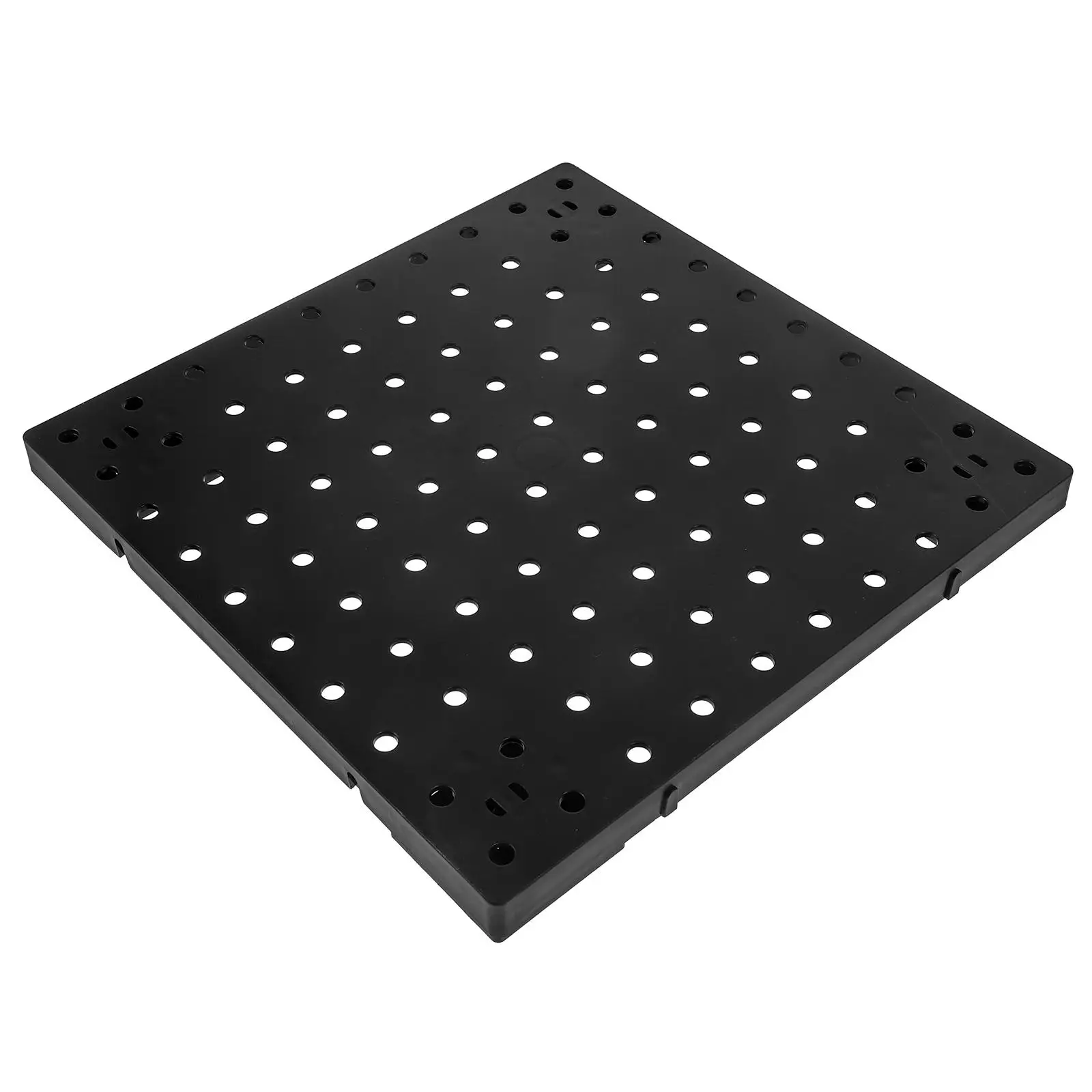 Plastic Pegboard Panel 25CMx25CM Black Mounted Tool ganizer for Garage Workshop Storage System Multi Functional Easy