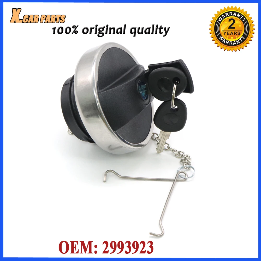 Car Locking Fuel Tank Filler Gas Cap Covers with Keys 2993923 For Scania Truck Automobiles Exterior Parts 2294798