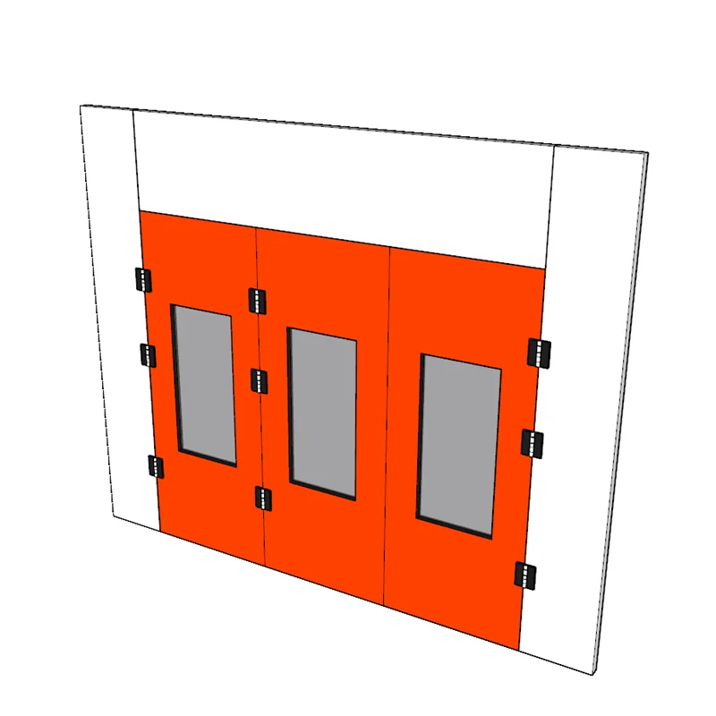 

Paint Baking Oven Parts Supply Provide Painting Room Door Spray Booth Accessories Furniture Drying Room Door