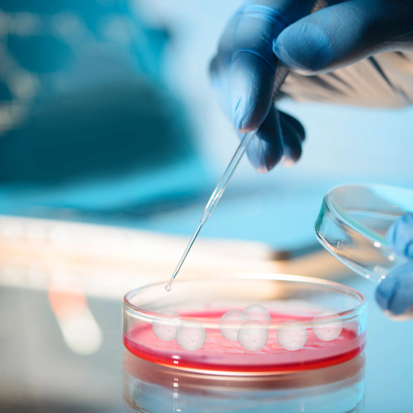 

2000Pcs Solid Transparent Glass Ball Spheres Clear Durable High Hardness Simple Design Sufficient Quantity Bags