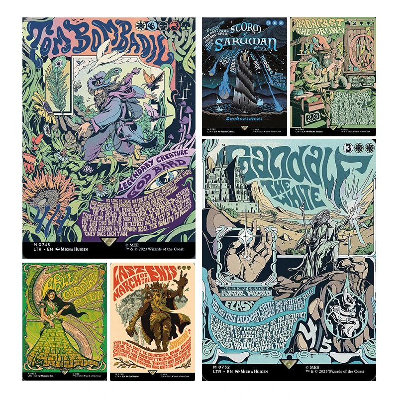 

Diy Magic The Gatherings Storms Trading Card Game The Lord of The Rings Tales of Middle-Earth Series Collection Card Toys Gift
