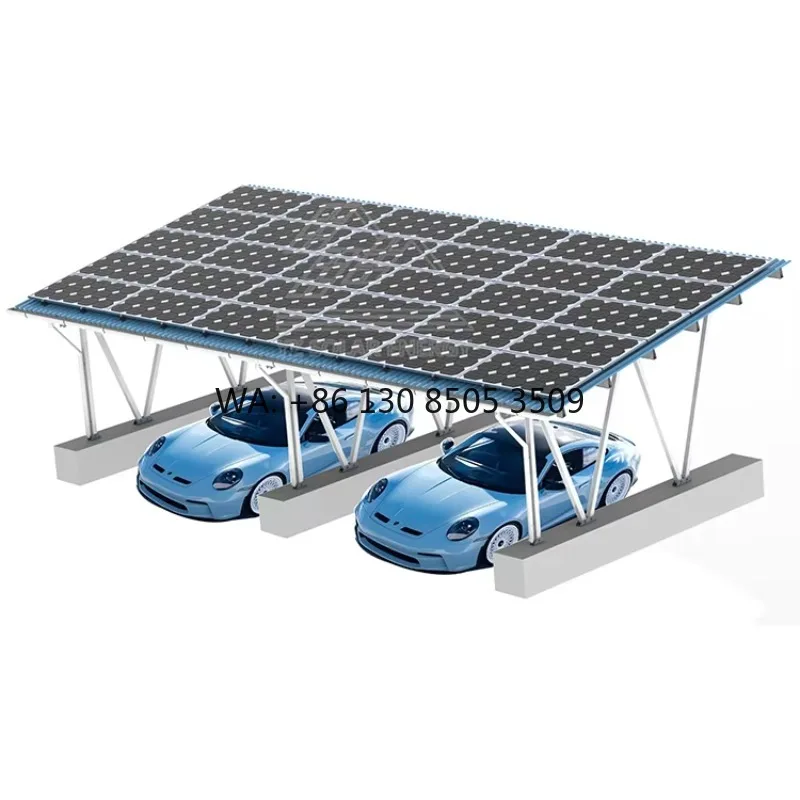 

Fast Installation Solar Carport Racking 10 Kw Solar Customizable Parking Structure PV Solar Carport Mounting System PV Carport