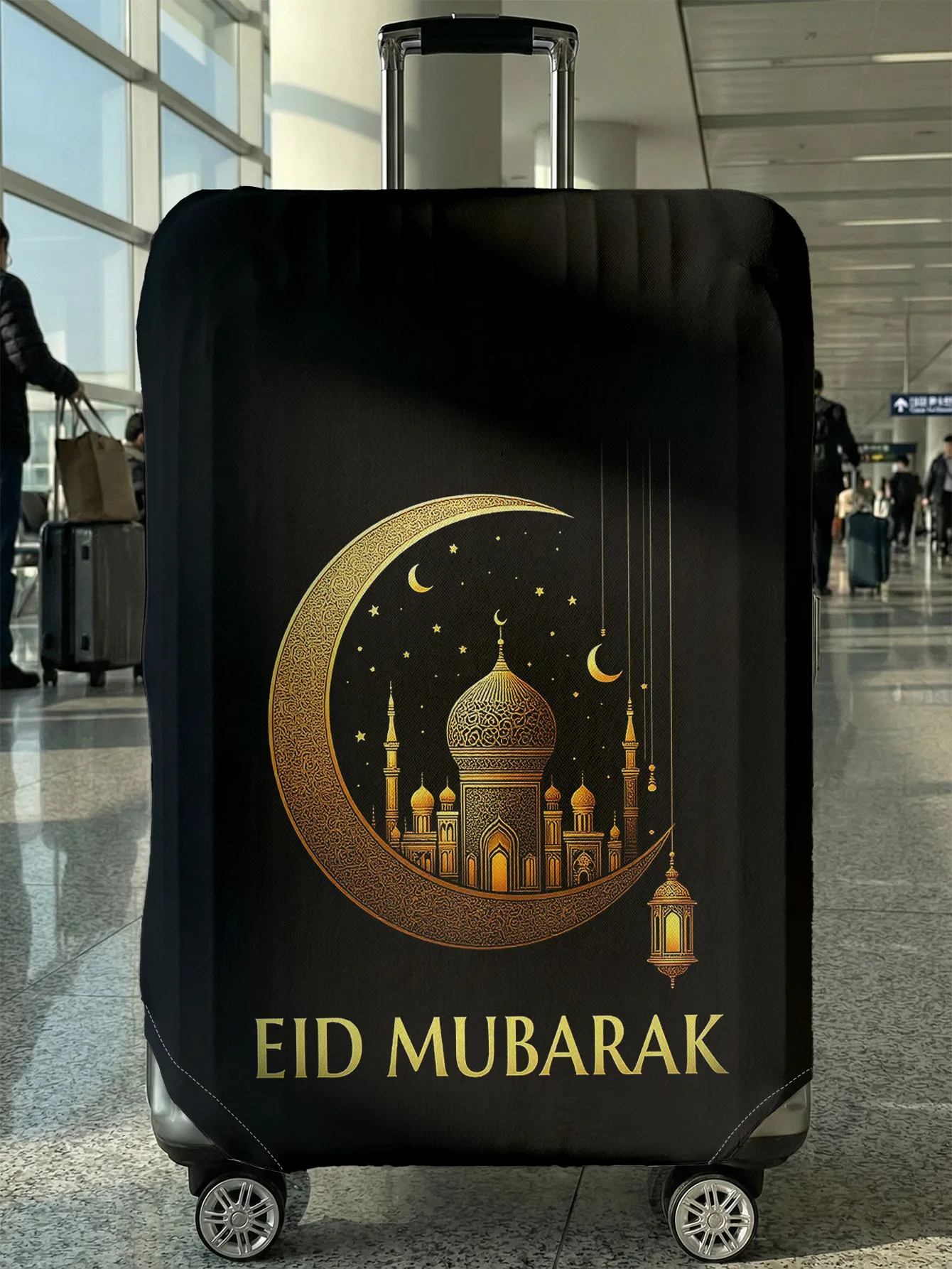 

Защитный чехол для багажа Star Moon Mosque, подходит для багажных чехлов размером 18-32 дюйма, чехлов для ручек багажа, дорожных аксессуаров.