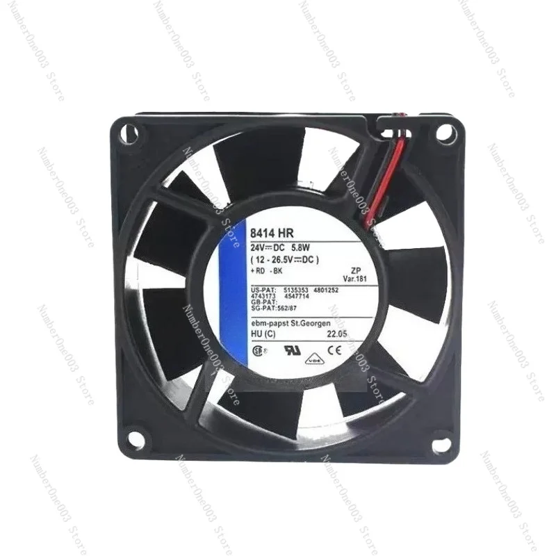 8414GR 8414HR 8414GH 8414R Replacement Fan For Cooling System, High-Speed DC Axial Fan, 24V 120mm