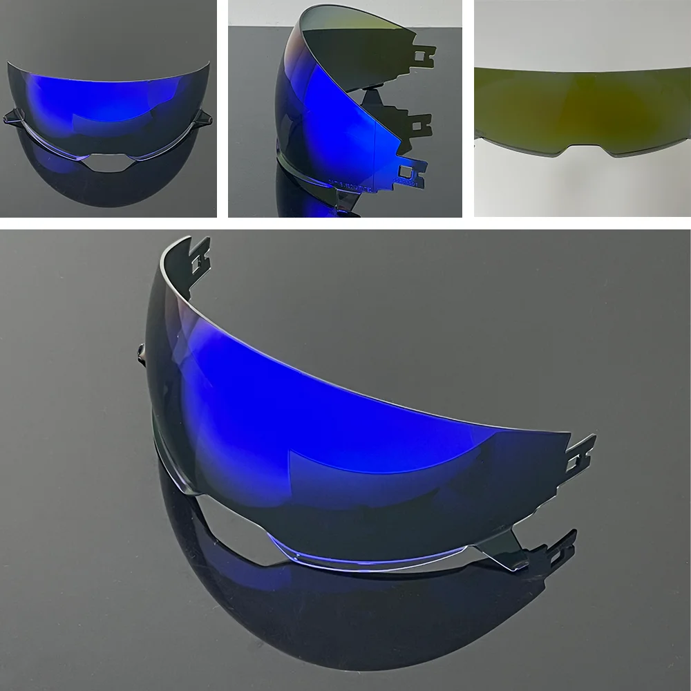 

For MT Street Fighter Helmet Lenses Street Fighter SV Rally Helmet Electroplated Lens UV Protection Visor