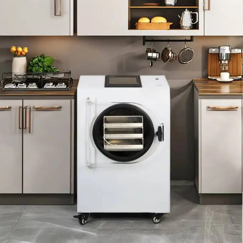 معدات التجفيف بالتجميد المنزلية آلة تجفيف الفواكه الصناعية CE ISO المعتمدة آلة تجميد الفاكهة للبيع