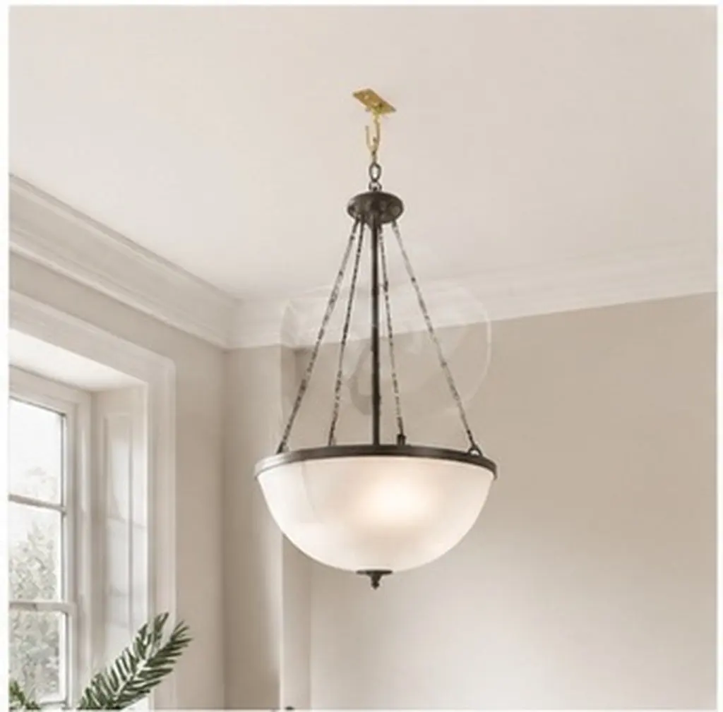 4Pcs Ceiling Hooks Metal Heavy Duty Chandelier Mounting Pendant Light Hanging Kit Stable Ceiling Light Fixture Hardware Support