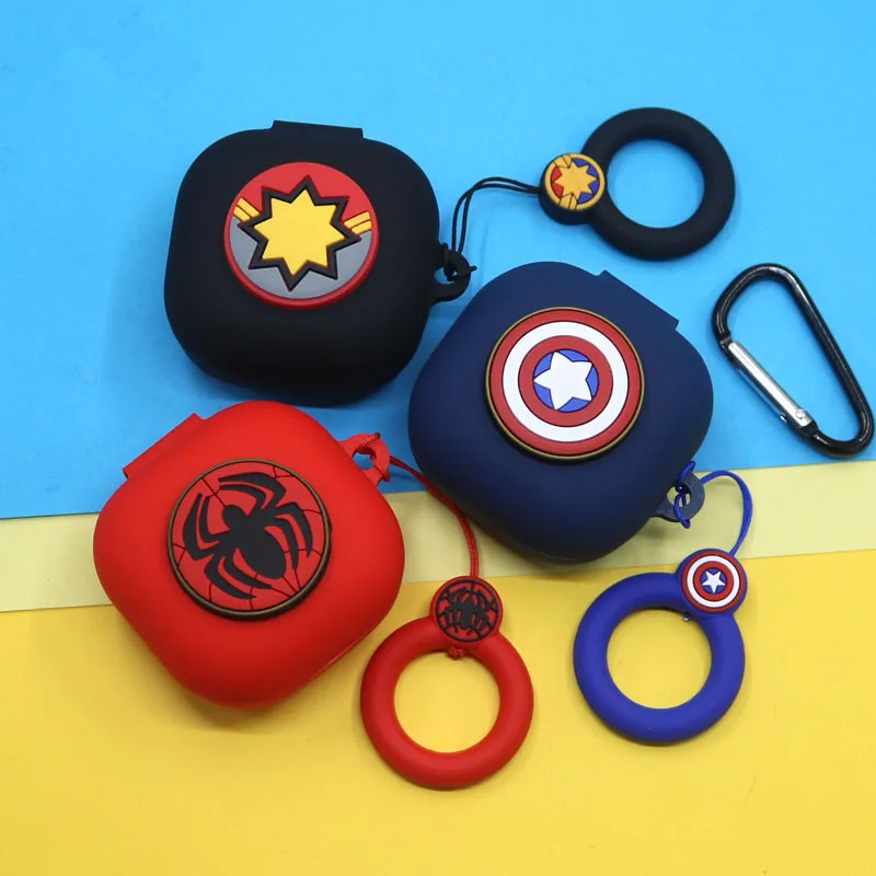 Disney Oortelefoon Hoesje Voor Samsung Galaxy Buds Live/Buds Pro Siliconen Draadloze Bluetooth Case Shell Box Met Lanyard