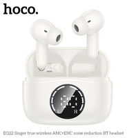 HOCO EQ22 Wireless ANC+ENC Noise Reduction Bluetooth 5.4 Earphone HiFi LED Display Support Dual Connection Smart Phones Earbuds