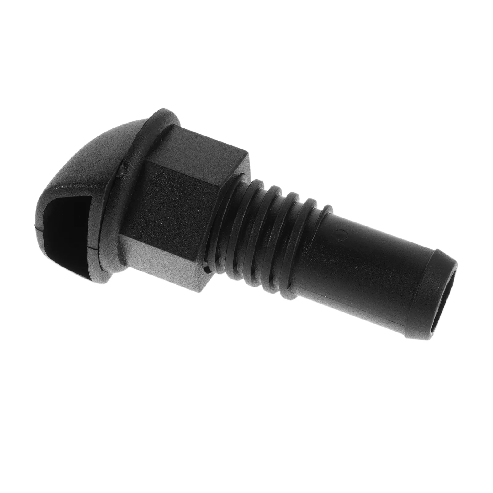 

Boat Drain Plug Black Plastic Threaded Outlet For Live Well Tank Marine Thru Hull Fitting Fish Protection Durable Yacht
