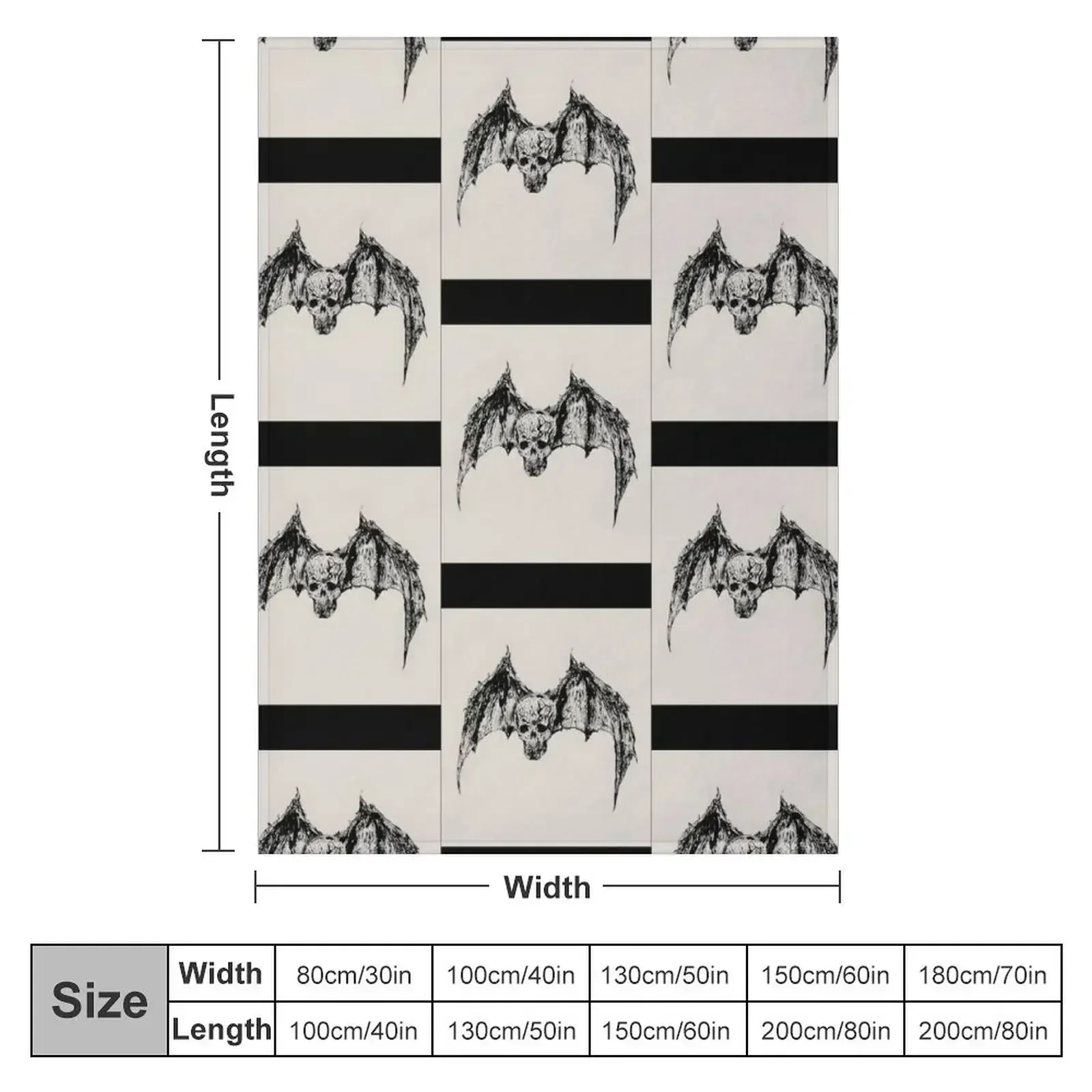 Avenged Sevenfold Life is But a Dream Artwork Throw Blanket couch cozy soft plush fuzzy picnic outdoor blanket