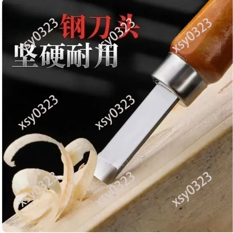 

Wood Carving Tools Set Manual Woodworking Knives for Rubber Stamp & Root Carving