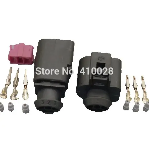 

worldgolden 30 комплектов 1,5 мм 3-контактный разъем для диагностического насоса обнаружения утечки топлива для Audi для VW 1J0973703 1J0 973 703 1K0973804