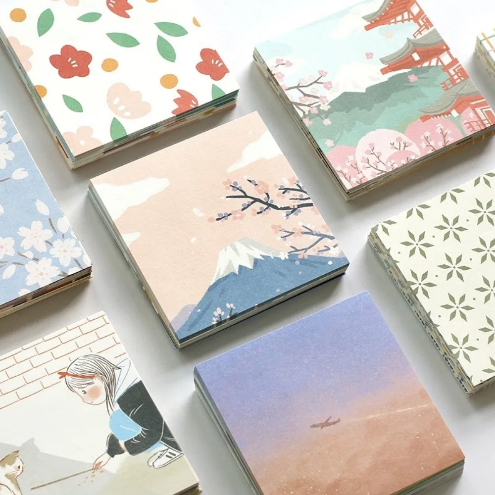 

Korean Paper Sticky Notes Small Kawaii Memo Pad Scrapbooking Notebooks Office Accessories