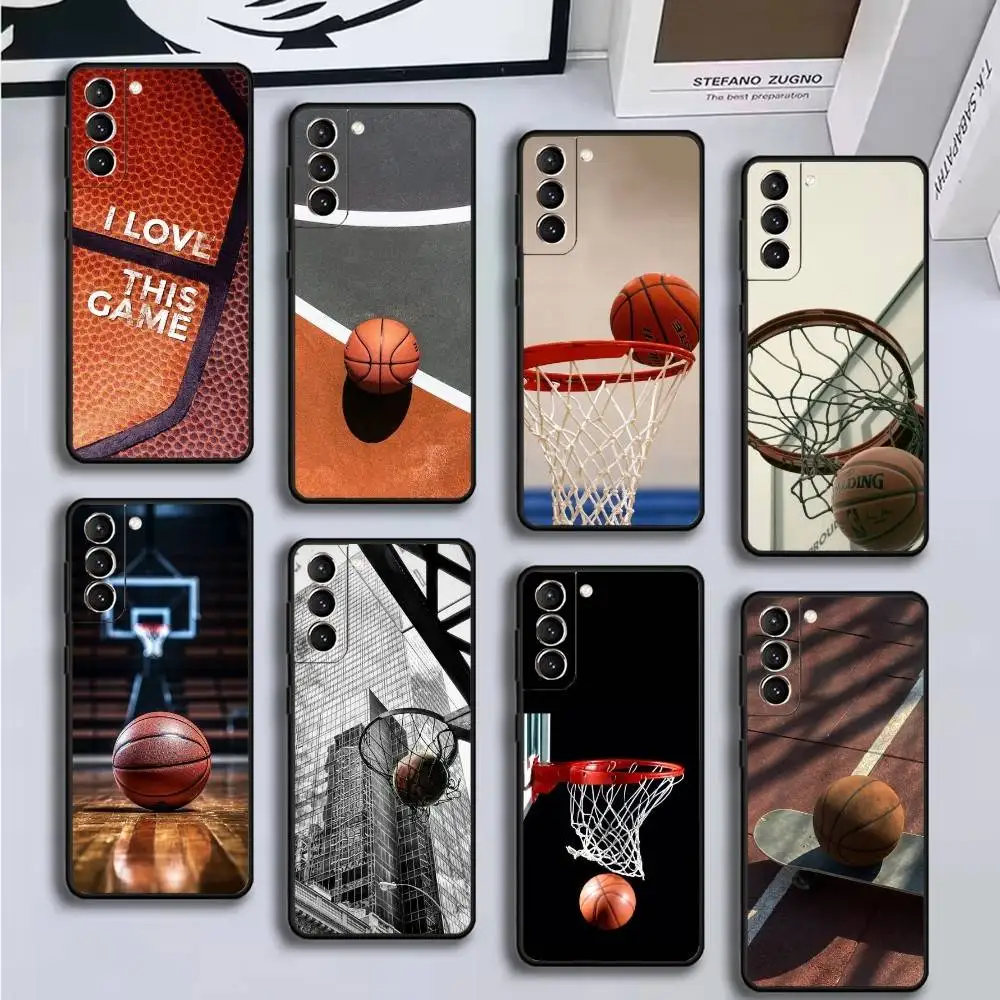 

Basketball Basket Play Phone Case For Samsung GalaxyA13,21s,22,31,32,52,53,71,72,73,Soft Black Cover