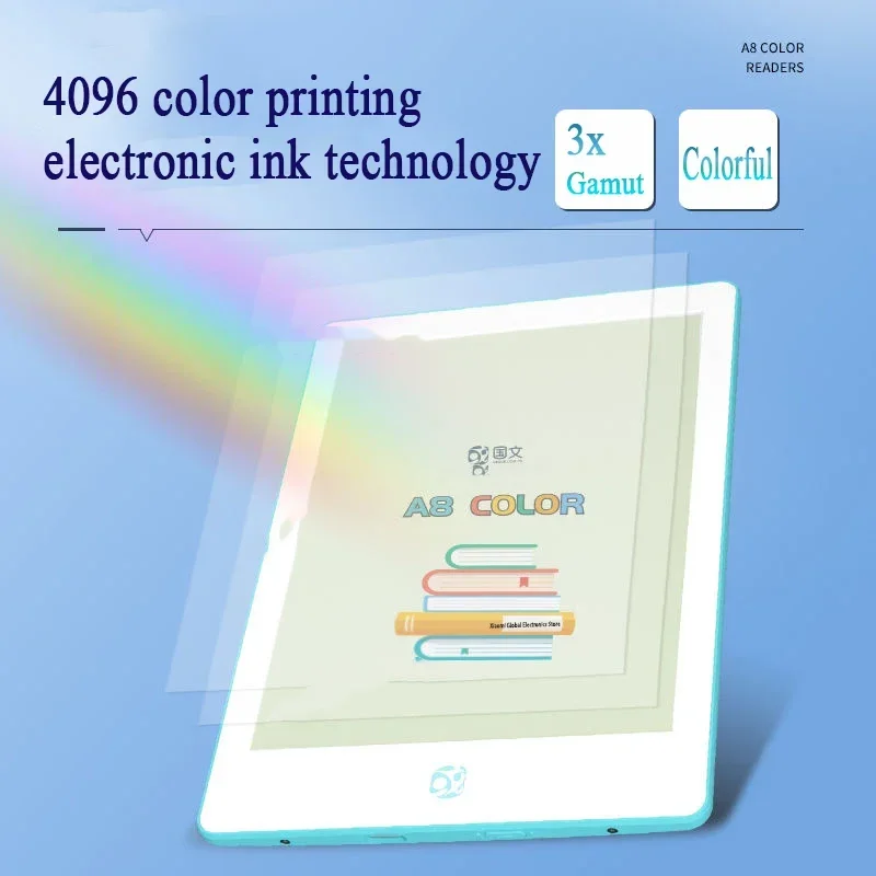 New OBOOK A8 Color Eink E-book Reader 6inch Portable Pocket Reader Android 11 System E-book Reader 32G Support Epub/PDF/FB2 ect.