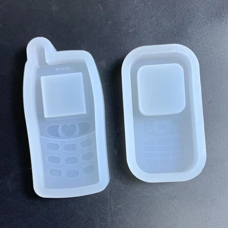 Keychain Silicone Mold Resin Casting Hollow Shaking Cup Mould Keyring Crystal Making Hanging Keyring Dropshipping