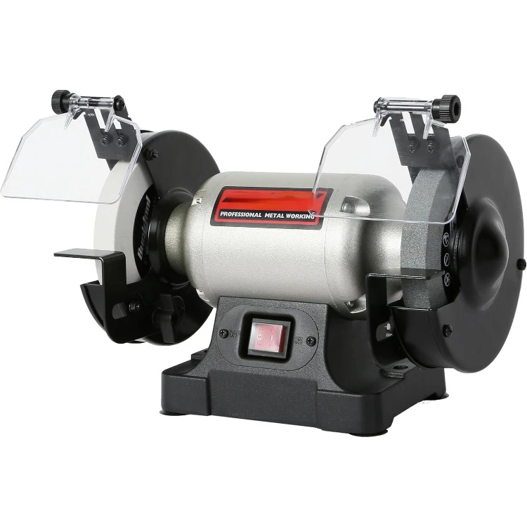 

6-Inch 1/3HP Low-Speed Bench Grinder, High Precision Wobble-free Wheel Grinder, TLG-150S