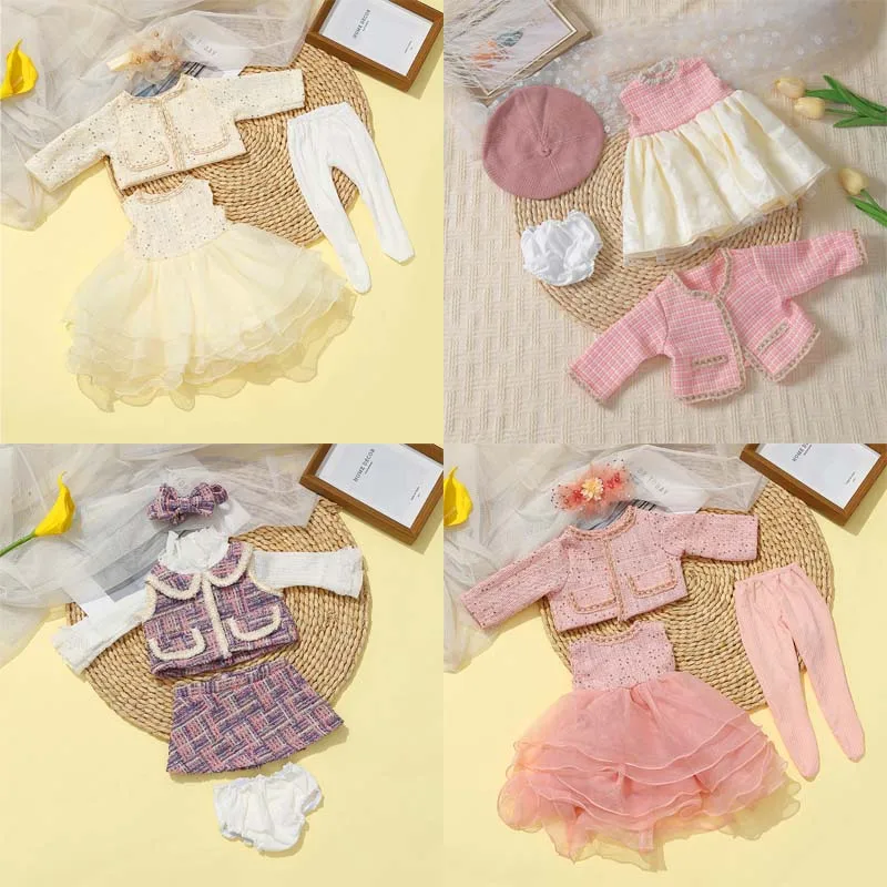 

Doll Clothes for 55cm 21.65inch Reborn Doll Clothes Accessories Elegant Fashion Dress Set Reborn Baby Dolls Clothing Accessories