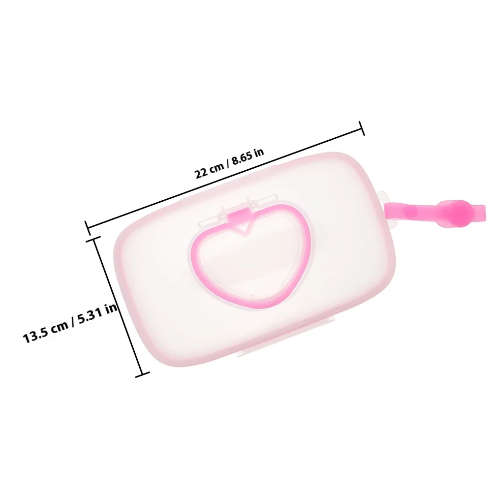 2Pcs Portable Wipes Dispenser Travel Wipe Storage Box Wipe Holder Lightweight Wipes Case Portable for Home Outdoor