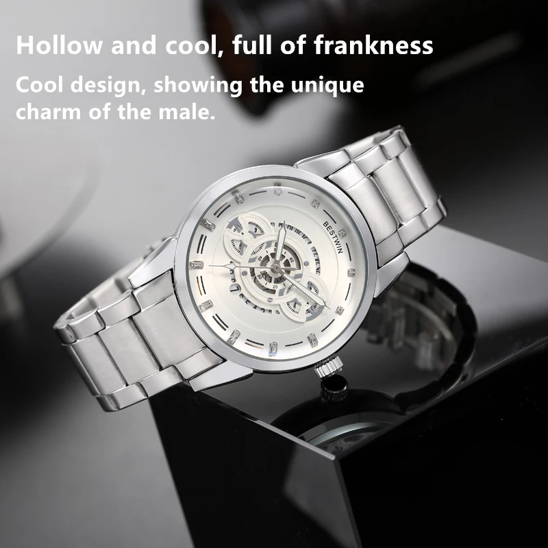 NEW Luxury fashion watches men automatic mechanical watches unique openwork watches for men Classic Waterproof Relogio masculino