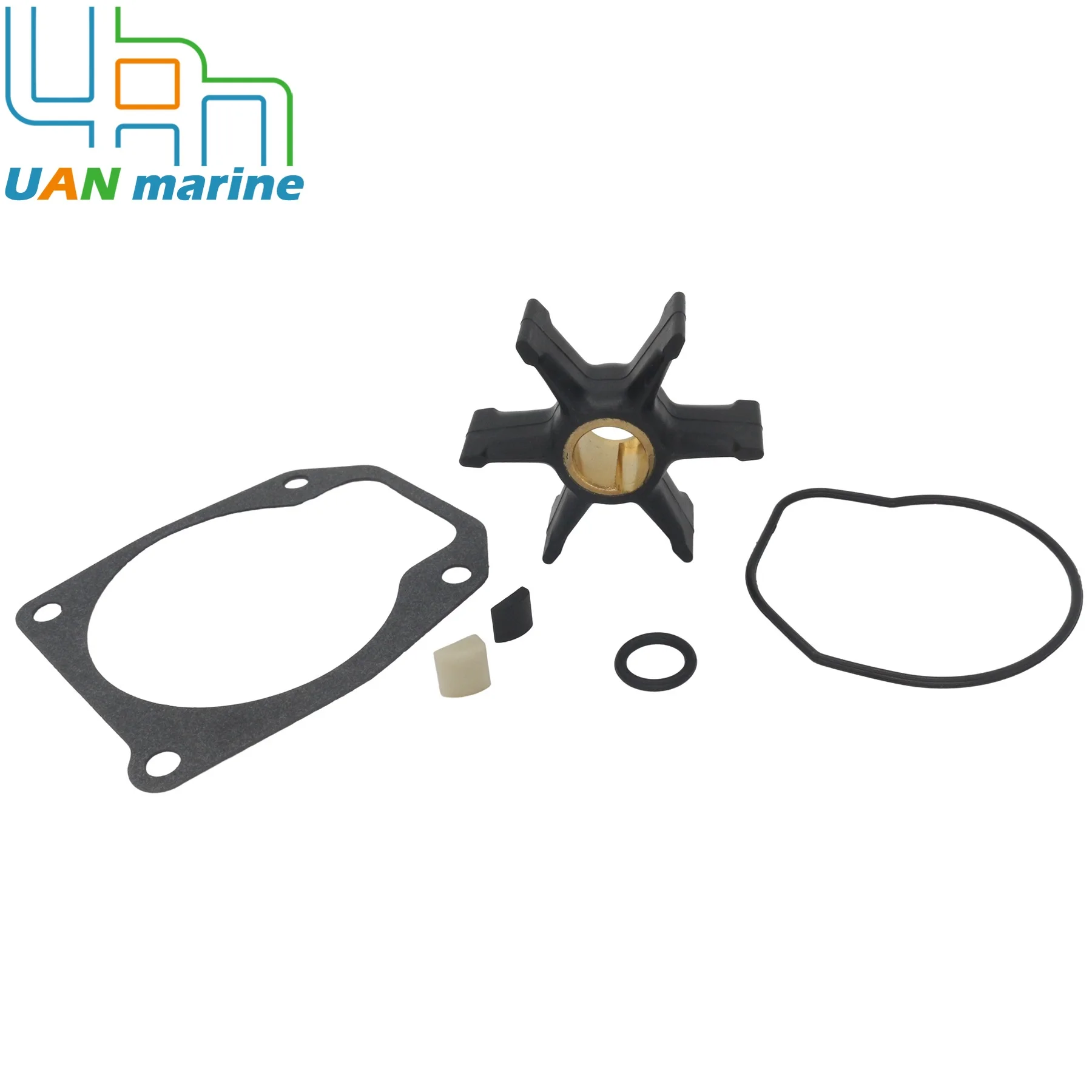 0396809 مجموعة خدمة دفاعة مضخة مياه محرك القارب لجونسون Evinrude 40 إلى 55 حصان محركات خارجية تحل محل 777214 18-3368 #2