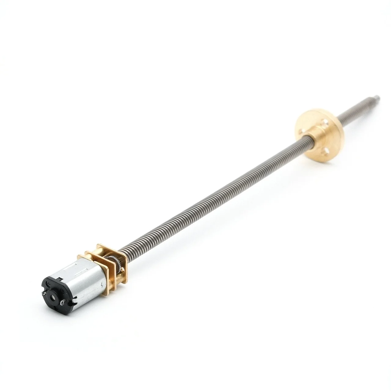 N20 Quality Guide dc gear Motor 3V6V12V Stainless steel Fast thread Flange Shaft T5 DIY Lift platform Conveyor belt 4MM thread