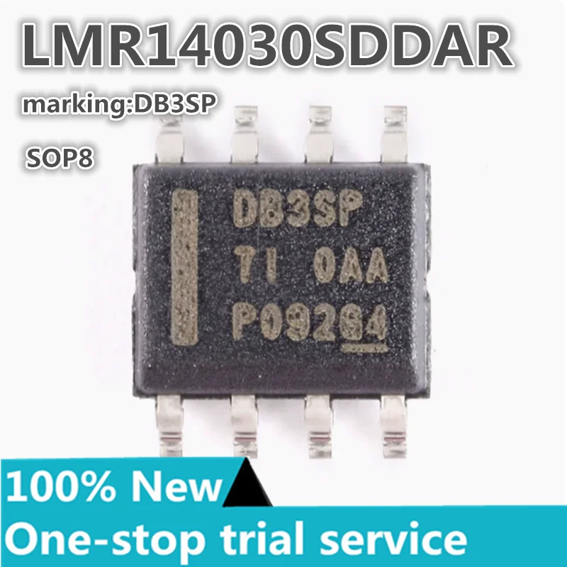 

5-100pcs LMR14030SDDAR silk screen: DB3SP SOP8 3.3A Switching regulator chip DC-DC power chip New original authentic