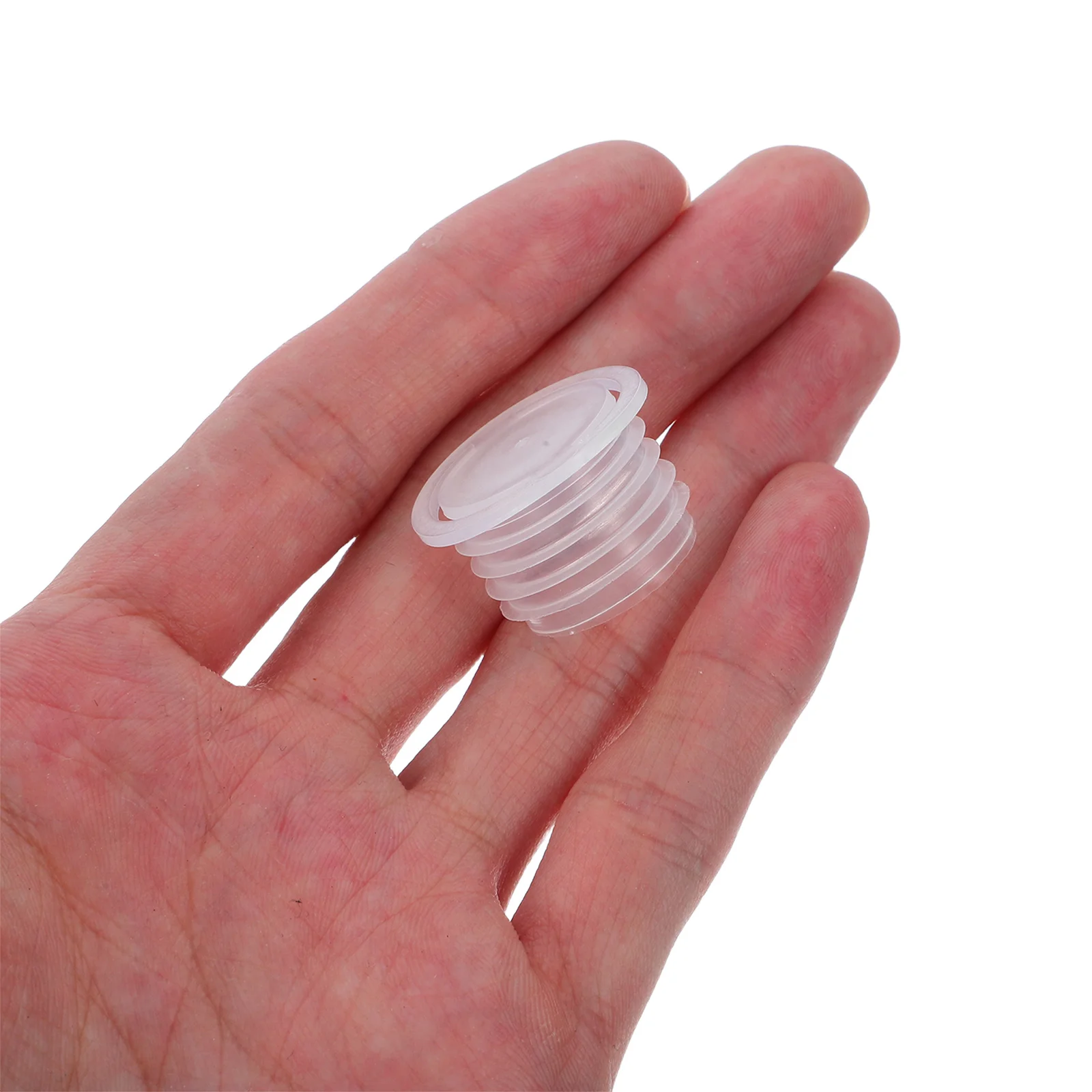 100個の透明なプラスチック製プルリングストッパー交換用ボトルキャップシーラー、ワインプラントポットやチューブ用プラグシーラー